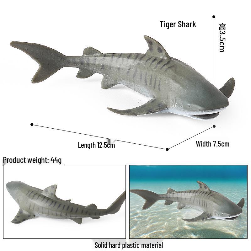 Solid Cross Water Drop Fish Simulation Toy Model - Bobo Sea Creature Ornament