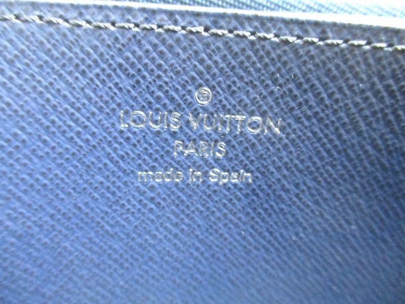 Originální LOUIS VUITTON Epi Tmavě modrá Kůže Kulatý Zip Zippy Peněženka #a190 Repasovaná