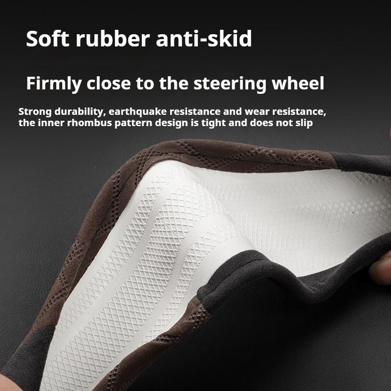 Suede Car Steering Wheel Cover for Citroen C4X C5X C5 Aircross e-Berlingo C4 Cactus 2021 2022 2023 2024 Auto Interior Accessory ZH1