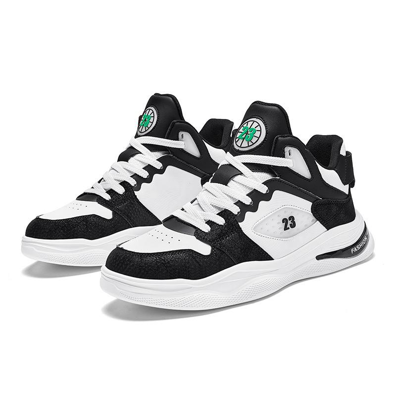 

Тренды не устаревают, спортивную и повседневную обувь часто носят во все сезоны, осенний студенческий дизайн кожаные баскетбольные кроссовки кеды мужские 44