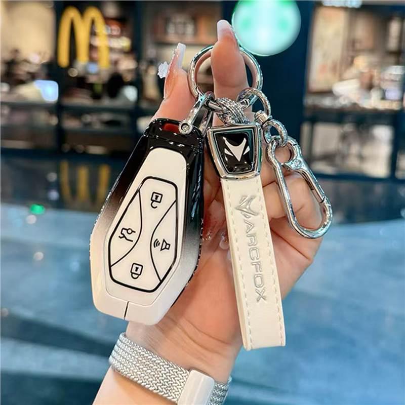 High-End Key Case Cover for 2025 ARCFOX Alpha S5 - Women's Shenxing Edition Car Modified Shell