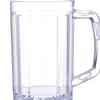 Set of 6 Acrylic Plastic Beer Mugs with Handle