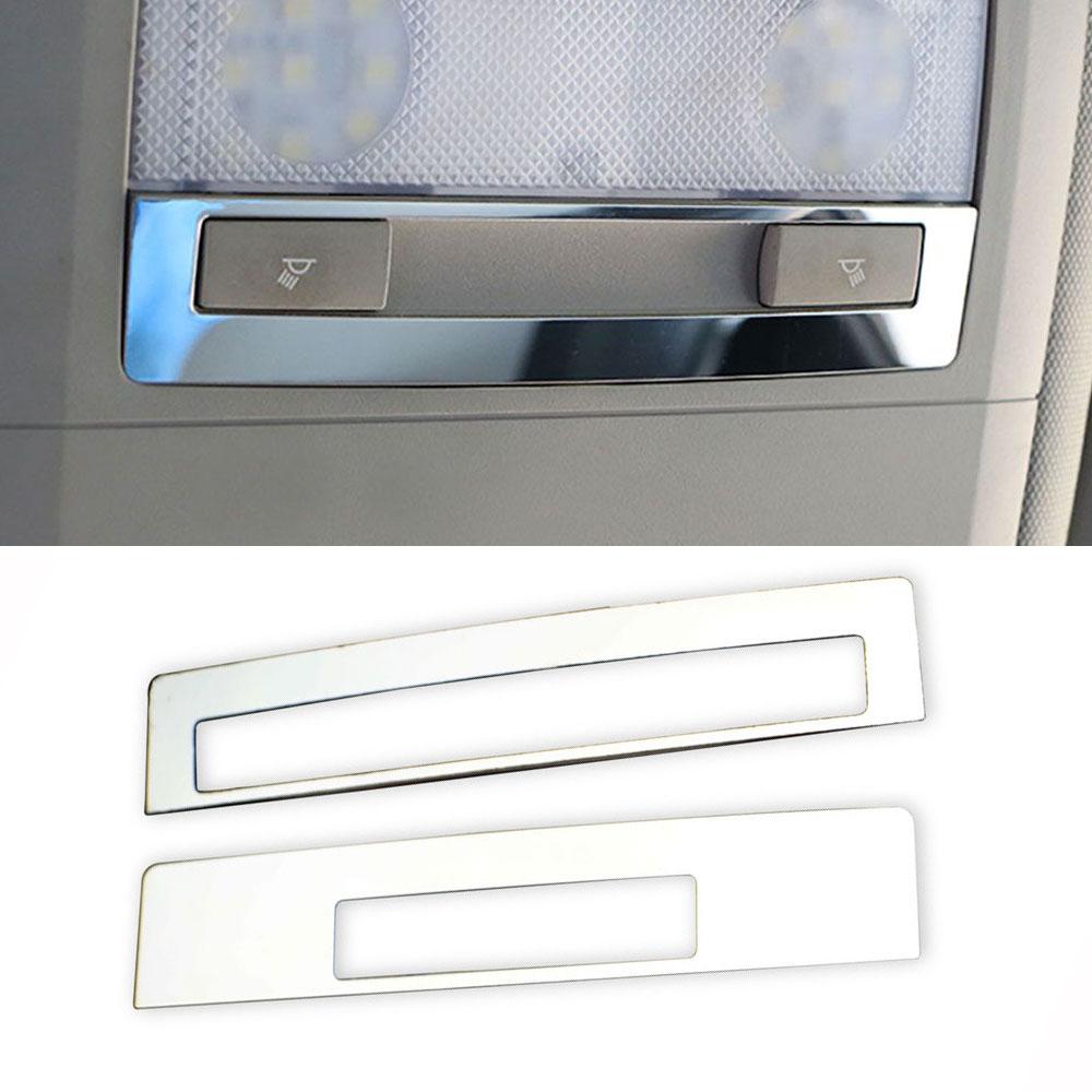 Car Reading Light Frame Cover for Chevrolet Chevy Cruze 2009 - 2014 Lamp Sticker Trim Stainless Steel Interior Accessories