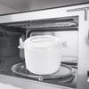 Hemoton Microwave Rice Cooker Rice :2pcs Round Microwave Food Container Microwaveable Rice Pasta Cooker Microwave Rice for Rice Chicken Pasta