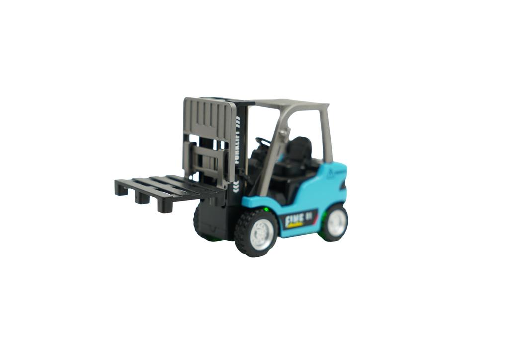 Happinet Forklift Miniature for Ages 6 and Up G-ACTION R/C Car, Blue,