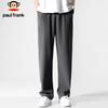 Men's Ice Silk Straight Casual Pants