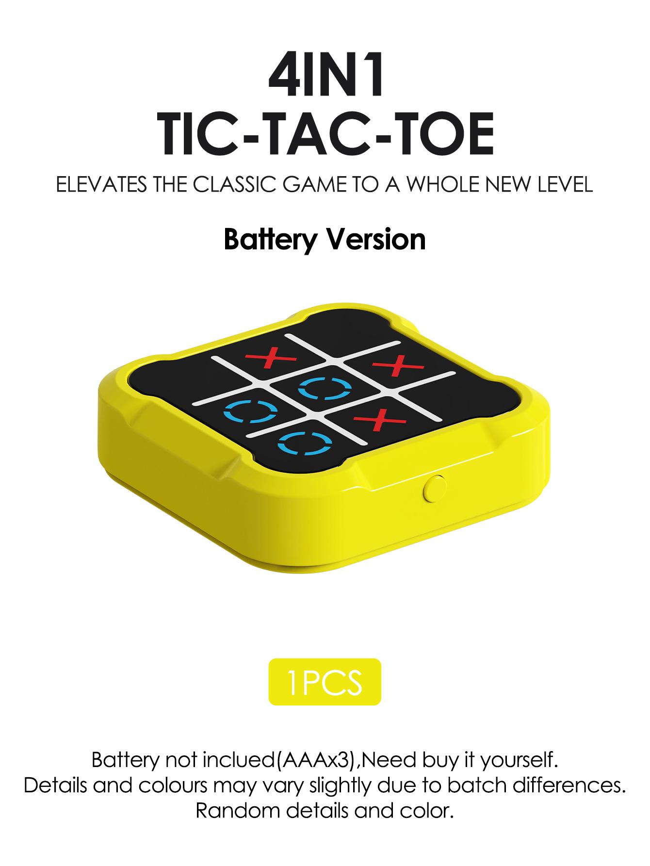 

Children 4IN1 TIC TAC TOE Games Toy 1V1 BattleWhack-A-MoleMemory Challenge party Board puzzle games console boy girl Christmas gifts