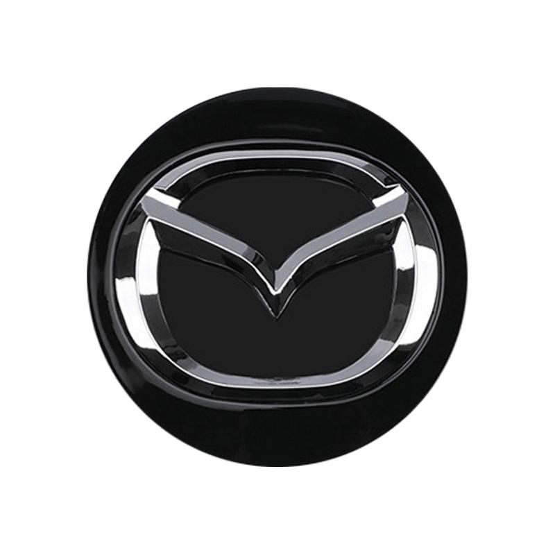 For Mazda 6 3 CX5 5 2 323 CX7 Demio Atenza Axela MX30 CX30 CX3 CX9 RX8 RX7 56mm Car Emblem Tire Wheel Hub Cap Rim Covers Auto Decorate Accessories