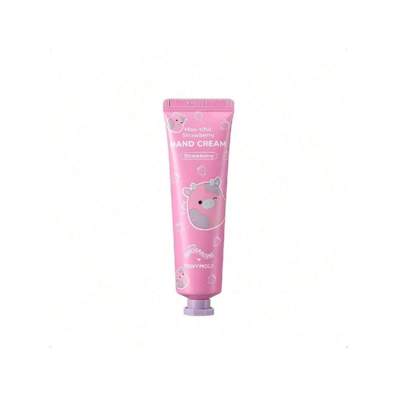 

Tonymoly Squishmallow Hand Cream, Patty Moo-Tiful Strawberry Milk Moisturizing, Hydrating And Nourishing Hand Lotion, Non Greasy All Skin Types, 30ml Hand Lotion,30ml