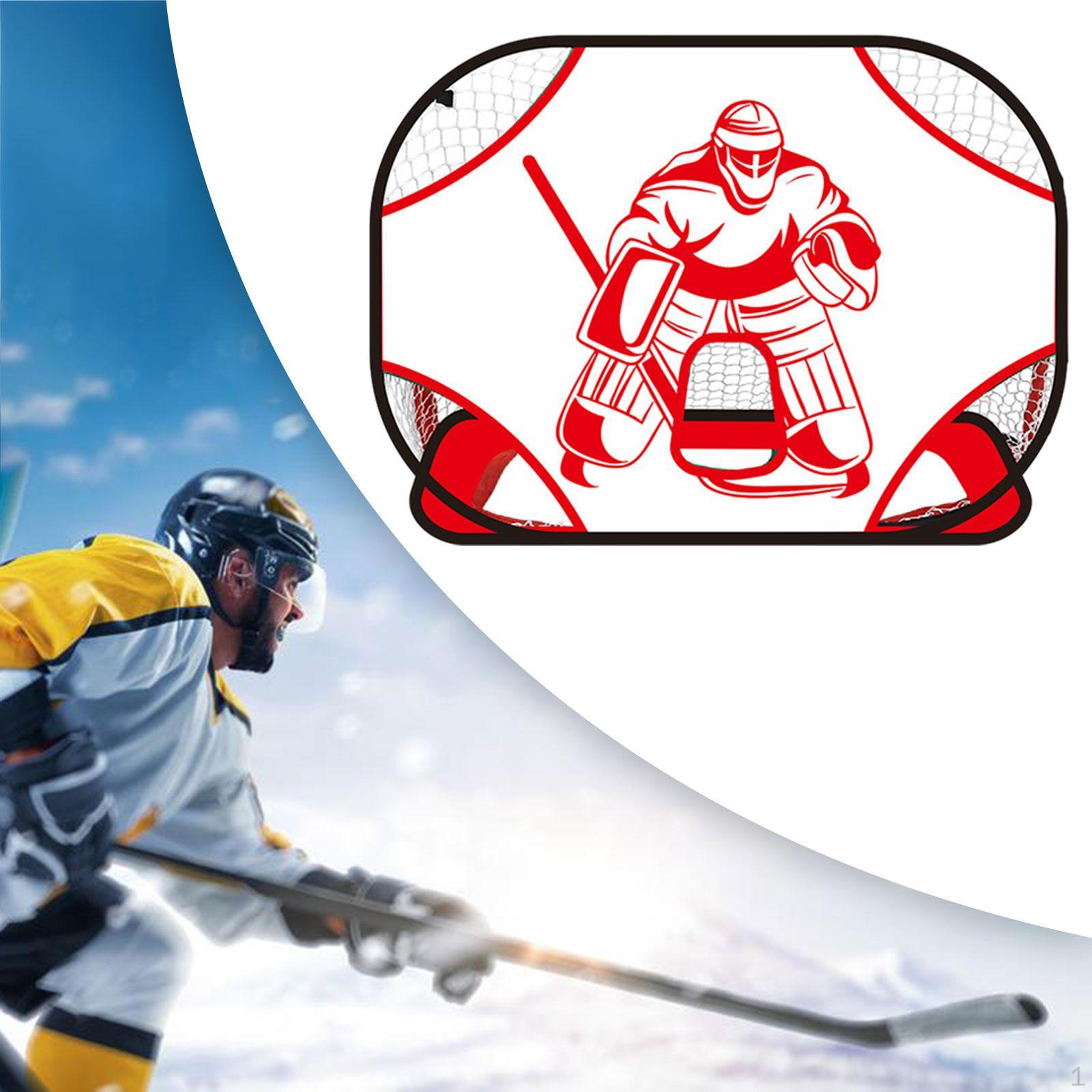 

Складная вратарская мишень для хоккея, подходит для различных видов спорта White Red