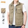 Men's JEEP Multi-pocket Mesh Fishing Vest