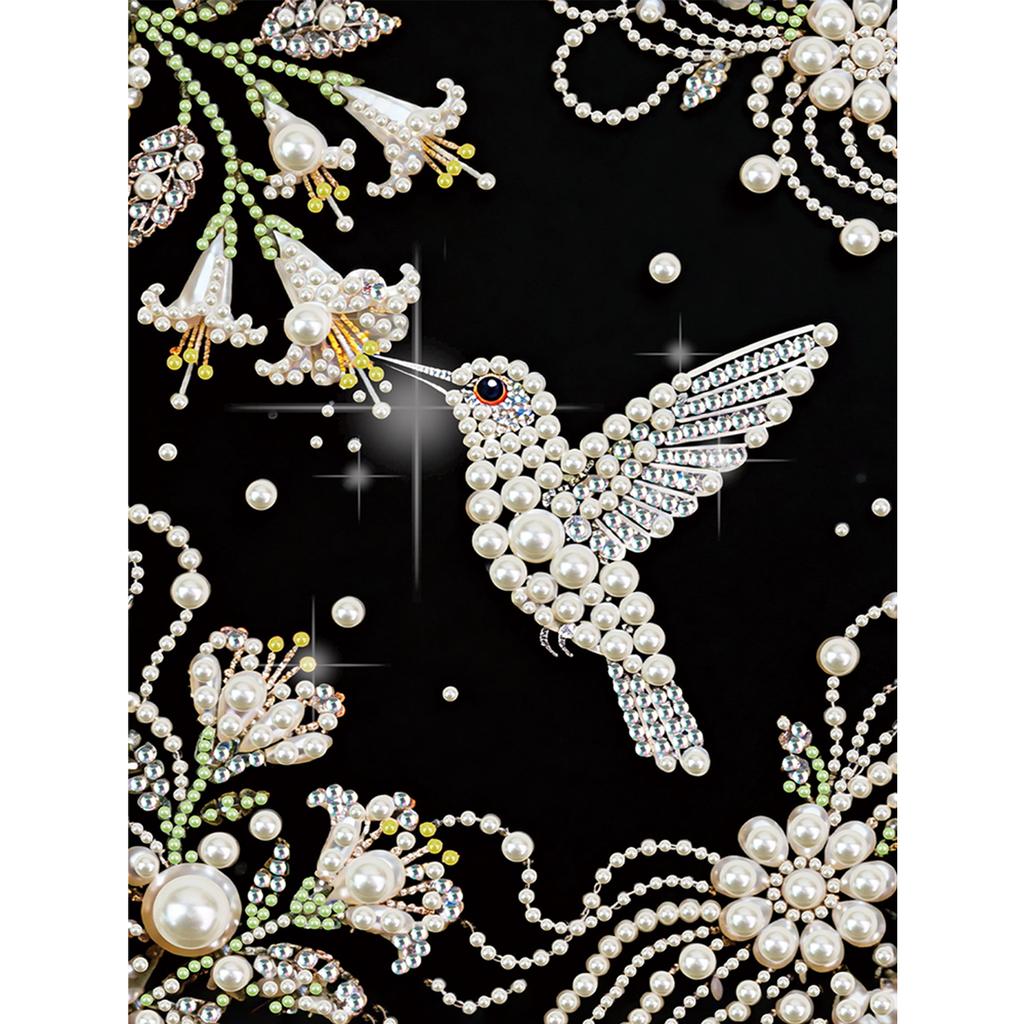 DIY Pearl Painting Kit for Adults Beginners Home Wall Decor Pearl Gem Paintings Picture Arts Craft 30x40cm Without Frame