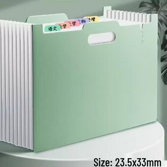 

Папка-гармошка формата А4 - Большая вместимость для студентов и документов