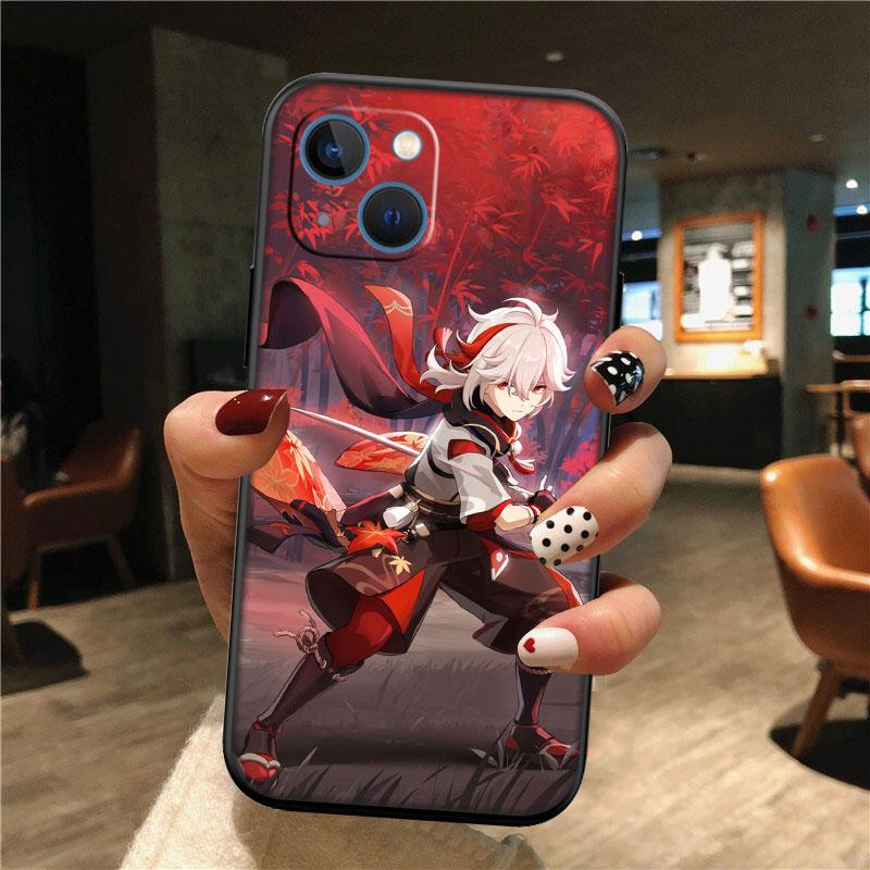 IK34 Genshin Impact Girl Phone Case for Samsung Galaxy S20 S21 S22 Ultra FE + Plus A21S A22 A24 A25 A26 A30 A30S A31