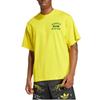 Originale Hautfreundlich Bequem Weich Atmungsaktiv Modisches Dopamin Kurzarm T-Shirt Herren T-Shirts Gelb KA4559