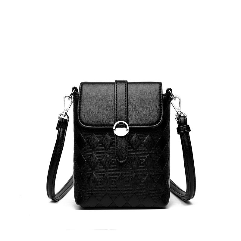 Mobile Phone Bag 2025 New Niche Design Mobile Phone Bag Crossbody Bag Female Versatile Fashion One-shoulder Retro Small Square Bag Fans