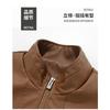 2025 New Jacket Men's Leather Jacket Stand Collar Loose Casual American Top Versatile Jacket for Women's Couples