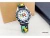 3D Cartoon Excavator Quartz Digital Watch for Kids