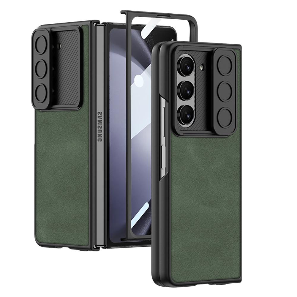 Objektiv Posuvné Posuvné okénko Skládací pouzdro na telefon Vhodné pro Samsung Galaxy Z Fold 5 PC Hard Case Ochranný kryt proti pádu