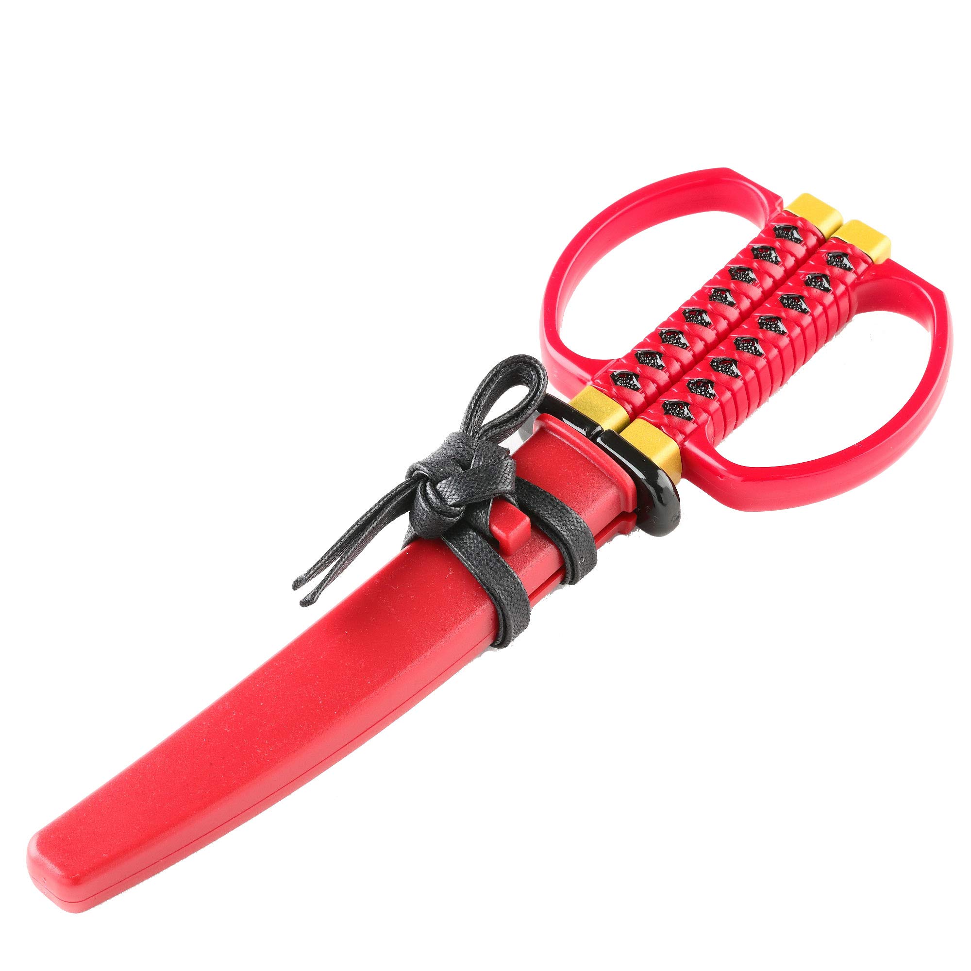 

Ножницы для красоты NIKKEN Sekiden в виде японского меча с красной подставкой, SW-28 R,