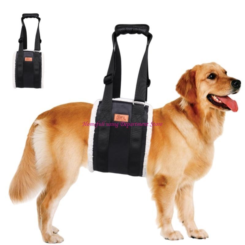 Dog Harness with Handle Set No Pull Adjustable Harness for Legs Stand