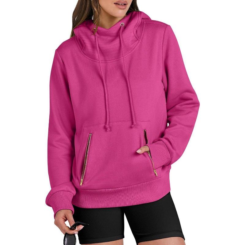 

Осенне-зимний модный шарф-воротник, топы для женской толстовки с капюшоном, свитер с длинным рукавом, пуловер XXL