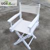 Children's Solid Wood Director Chair with Folding Backrest - Log Color Game Seat.