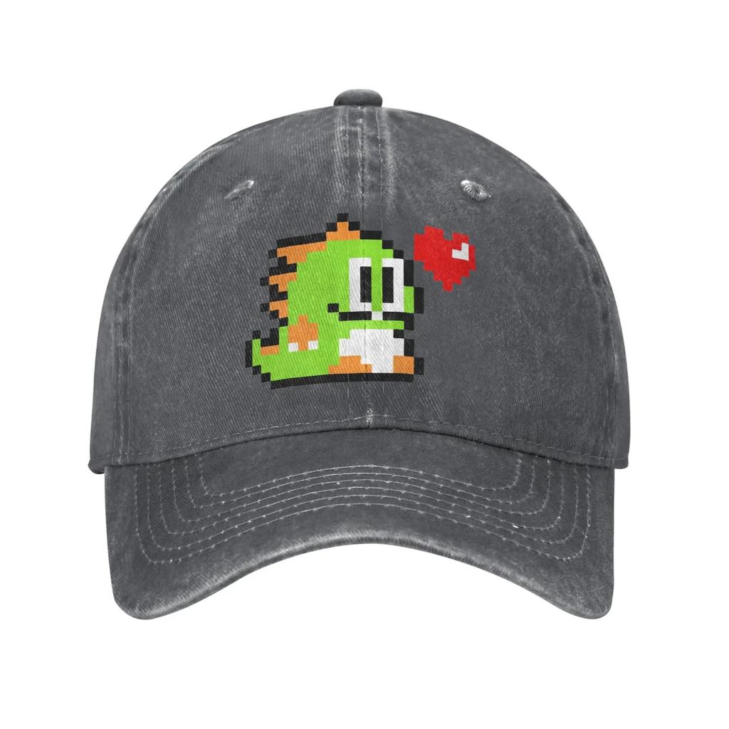 Bubble Bobble   Casual Baseball Cap Summer  Trucker Hat Breathable Outdoor Sports Snapback Cap Women Men y2k Retro Baseball Caps
