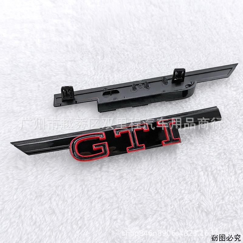

Golf 3 4 MK3 MK4 2026 Hot For VW VOLKSWAGEN 1pcs ABS GTI GTD Logo Car Front Hood Grille Replacement Badge For Volkswagen VW Golf