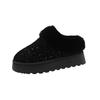 Thick-soled outer wear short snow boots for women's winter new sequins, piled and thickened warm cotton shoes wholesale