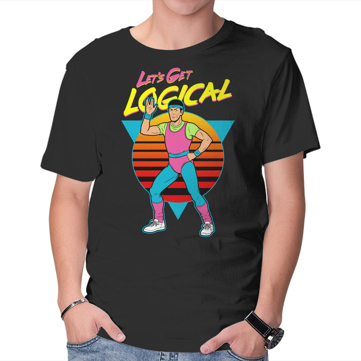 Unisex Crew Neck T-Shirt Let s Get Logical Graphic Short Sleeve Casual Tee XXL