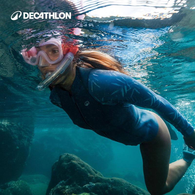 Decathlon Schnorchelmaske und Schnorchel Set für Erwachsene