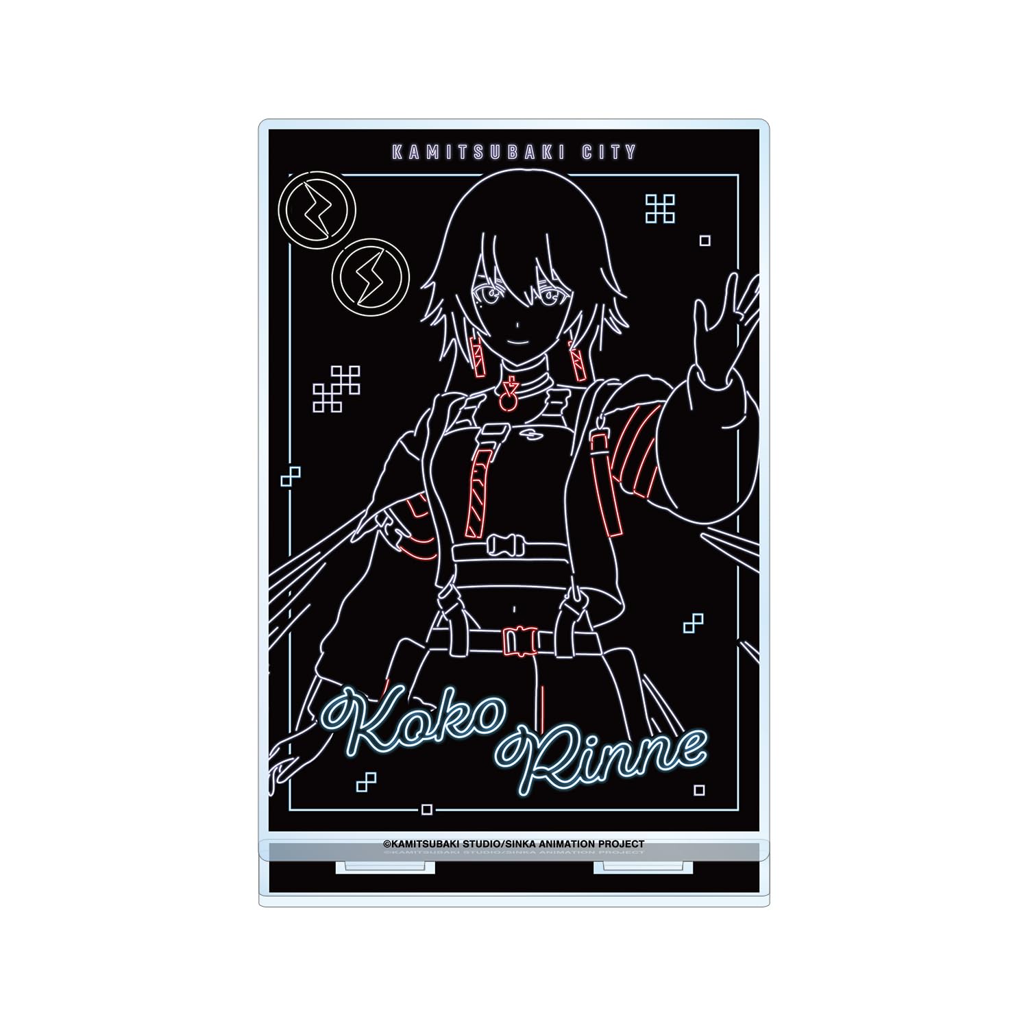 

TV Anime Kamitsubaki City Under Construction. Reincarnation Here Ani Neon Big Acrylic Stand ver.A