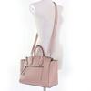 Bally Shoulder Bag SOMMET ZIP Leather 2WAY Handbag Pink Beige Leather Women Used