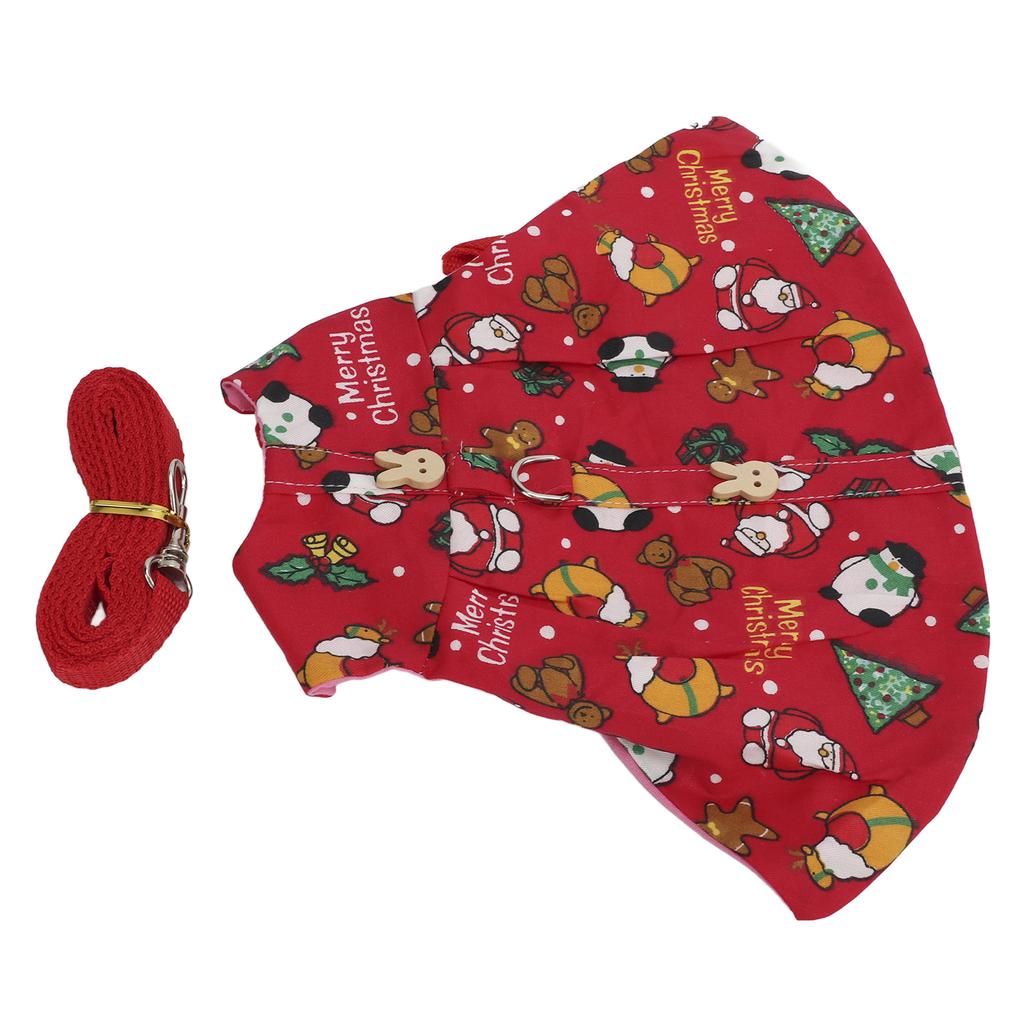 Kaninchenweste Leine Niedlich Verstellbar Atmungsaktiv Hasenkleidung mit Zugseil für Meerschweinchen IgelS