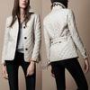 Veste en coton chaud à revers fin simple boutonnage mode européenne et américaine