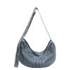 College Student Shoulder Bag Harajuku Denim Bag Girls Versatile Crossbody Bag Women's Shoulder Dumpling Bag