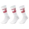 Sportswear Dri-FIT Everyday Essential Crew Socks 'White Red' Men's DX5089-102