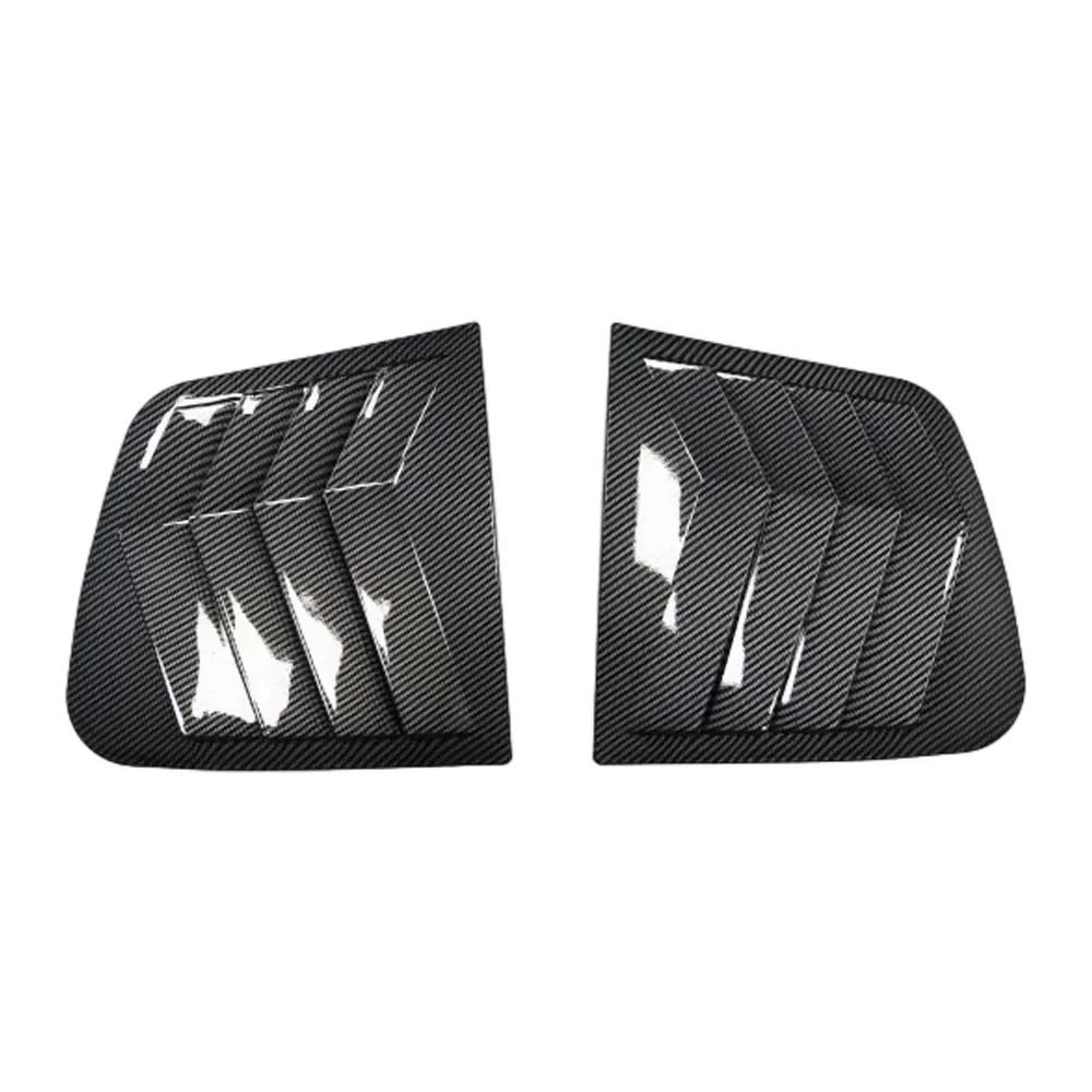 For Kia Sportage KX5 2016 2017 2018  ABS Plastic Rear Window Quarter Louver Cover Side Vent Trim Car Adhesive Accessories