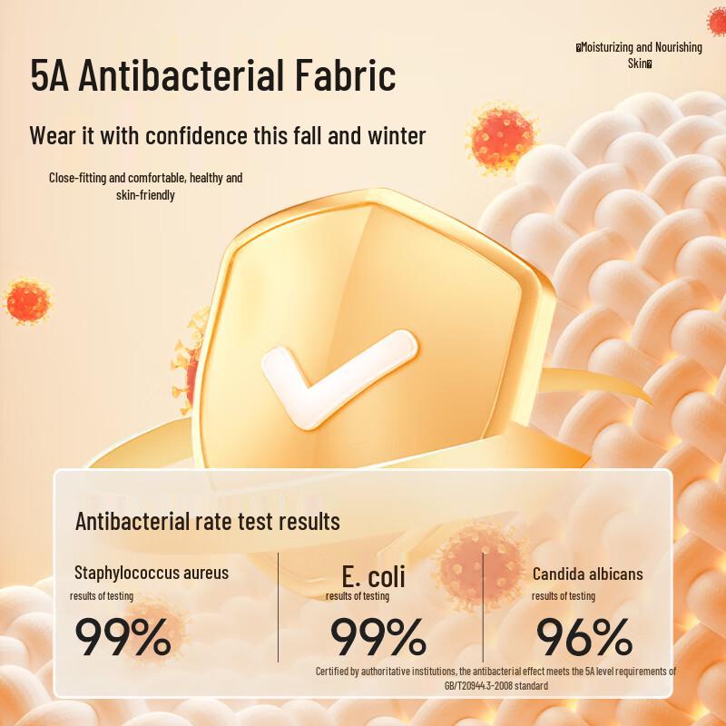 MINISO Men's Round Neck Brushed Thermal Base Layer