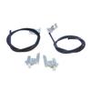 BSR673 Electric Sunroof Repair Track Drive Pull Bowden Cables Left and Right With Metal Mounting Bracket Hinges for Renault Clio MK2 1998-2012