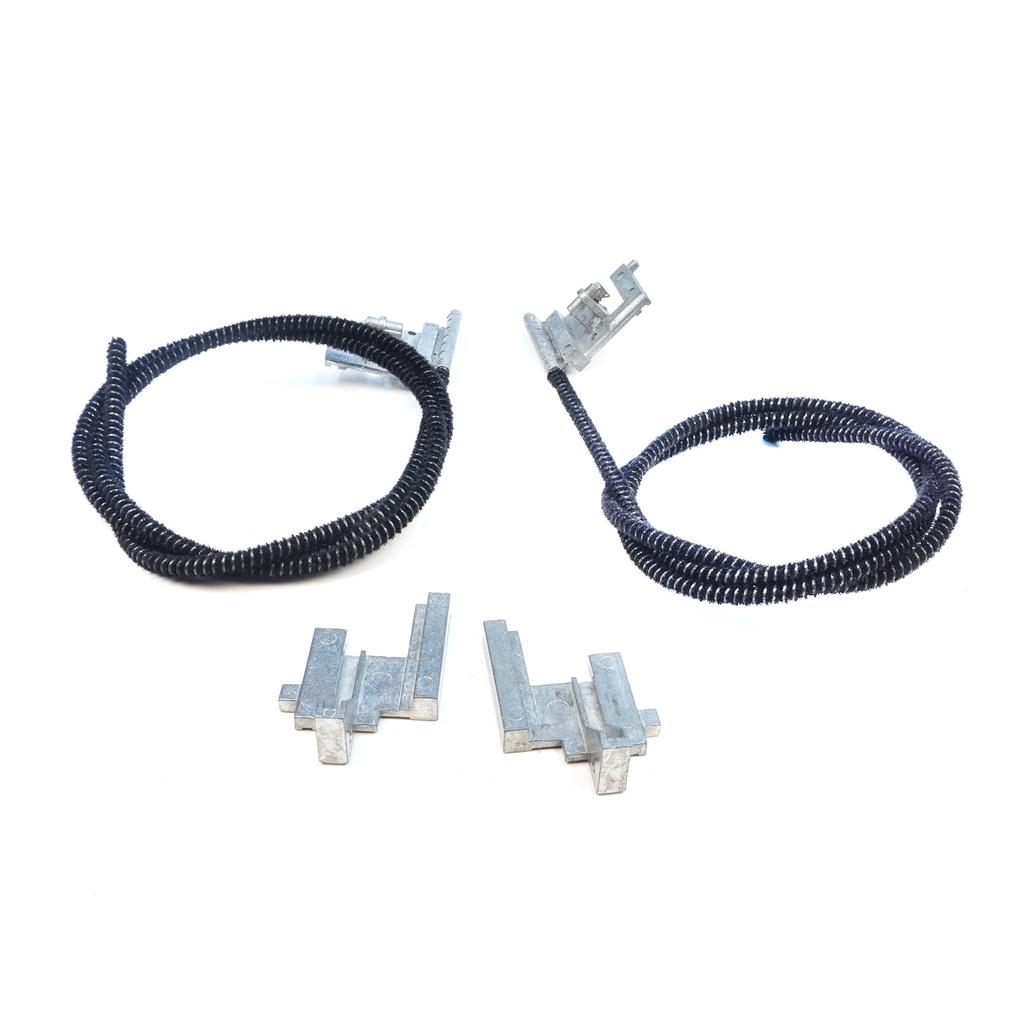 BSR673 Electric Sunroof Repair Track Drive Pull Bowden Cables Left and Right With Metal Mounting Bracket Hinges for Renault Clio MK2 1998-2012