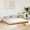 VidaXL Bed Frames, Double Bed with Headboard, Adult Bed, Bedroom Furniture, Modern, Wax Brown 200x200 Cm 847146