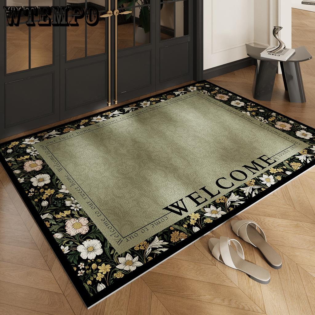 Carpet Door Mat Doorstep Non Slip Foot Mat for Home Use Entrance Carpet Anti Fouling Foot Mat