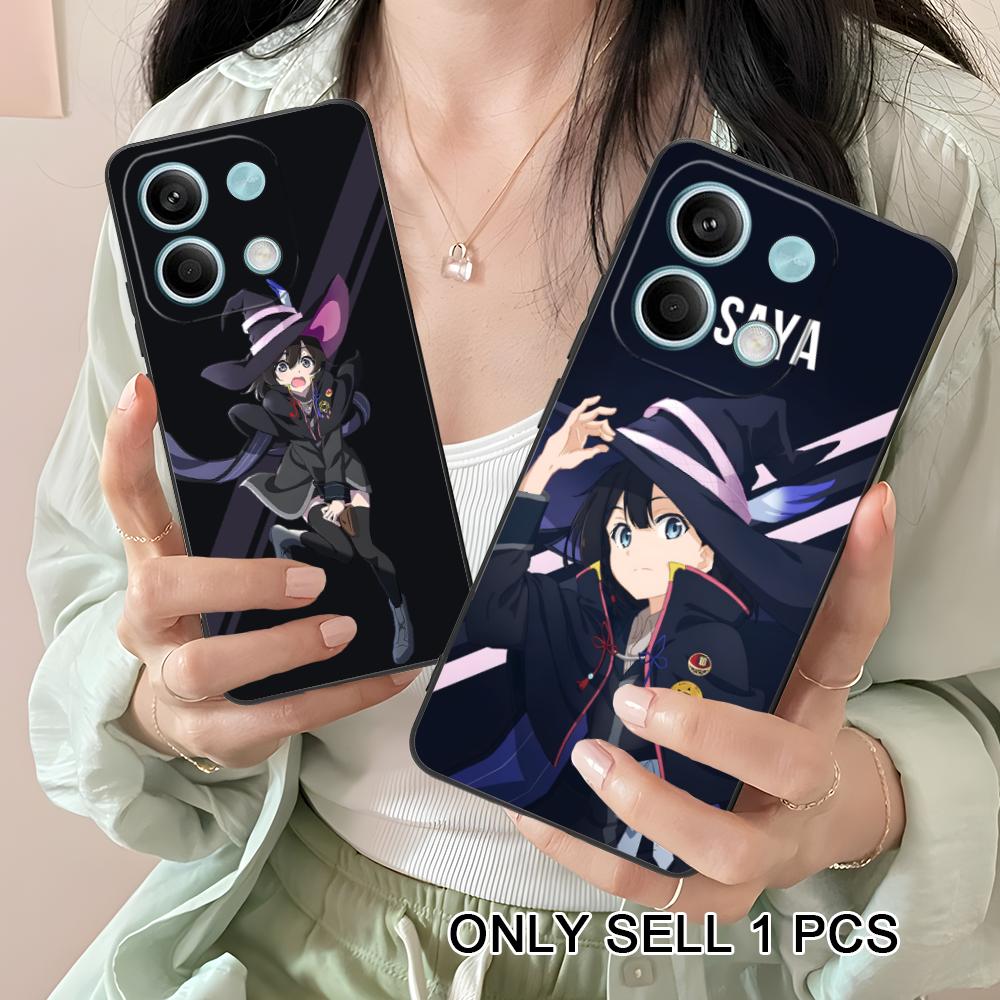 Wandering Witch Saya Phone Case for Xiaomi Redmi 15 14 13 12 A5 3 2 1 C Plus 4G 5G Soft TPU Shockproof Cover