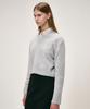KEI CURRENT Boucle V-Neck Sweater_Light Gray