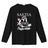 Rare Saetia Band Fan Black T Shirt AL189 Unique Design with Iconic Mascot Palm Trees Alligators vintage Washed streetwear