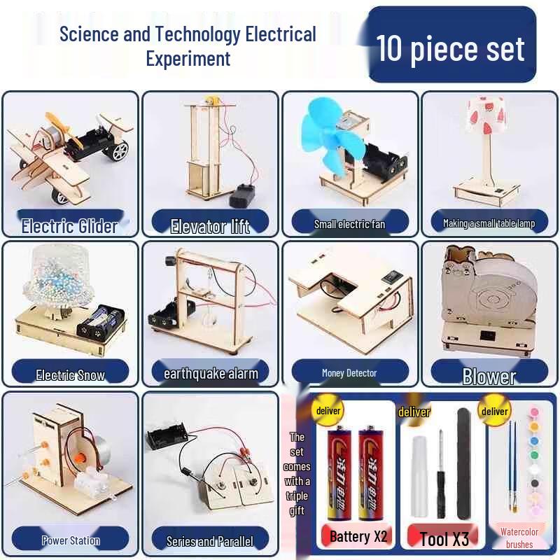 STEM Electrical Experiment 10-Piece Kit