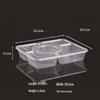 PP Rectangular Single Compartment Food Container