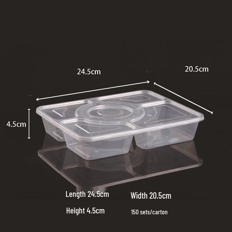 PP Rectangular Single Compartment Food Container